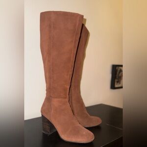 BCBG Brown Suede Boots